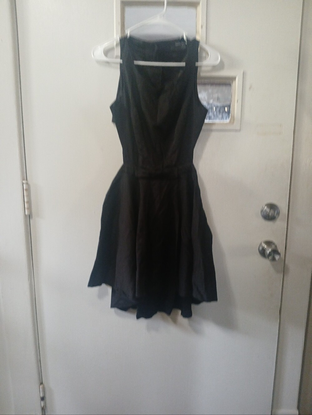 Classic Sleeveless Black Fit & Flare Dress